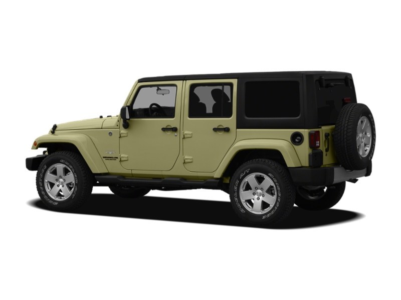 2012 Jeep Wrangler Unlimited 4WD 4dr Sahara Exterior Shot 10