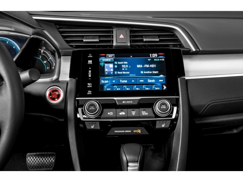 2017 Honda Civic 2dr CVT Touring Interior Shot 2