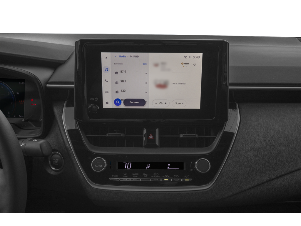 2026 toyota corolla Interior
