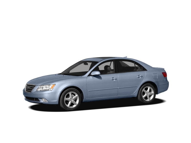 2009 Hyundai Sonata 4dr Sdn I4 Auto GL Blue Grey Mica  Shot 3