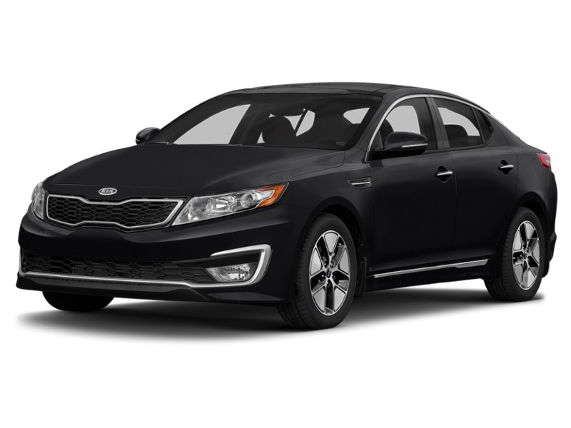 2013 Kia Optima Hybrid 4dr Sdn Hybrid Aurora Black  Shot 4
