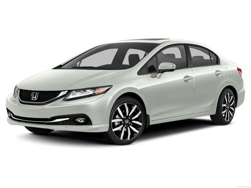2015 Honda Civic 4dr Auto Touring Taffeta White  Shot 4