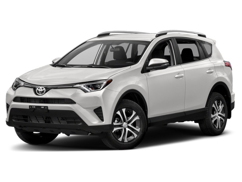 2018 Toyota RAV4 FWD LE Alpine White  Shot 1