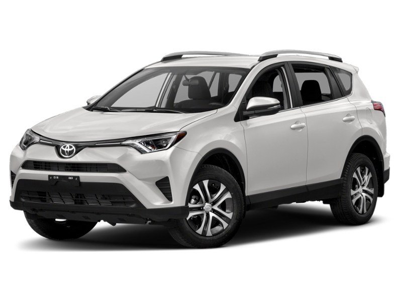 2018 Toyota RAV4 FWD LE Alpine White  Shot 1