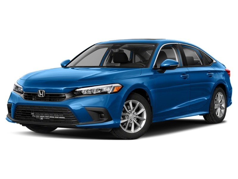 2022 Honda Civic Sedan EX CVT Aegean Blue Metallic  Shot 4