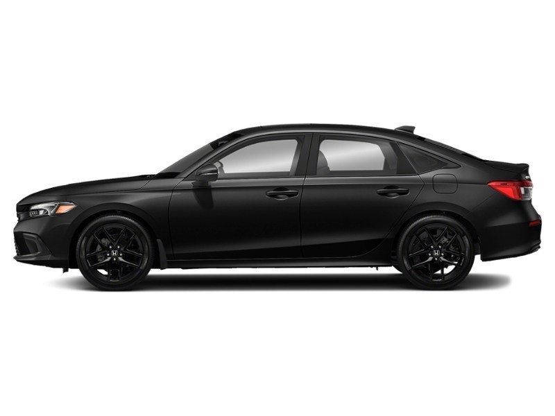 2022 Honda Civic Sedan Sport CVT Crystal Black Pearl  Shot 4