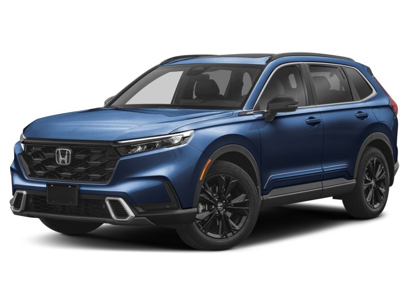2025 Honda CR-V Hybrid Touring AWD Canyon River Blue Metallic  Shot 7