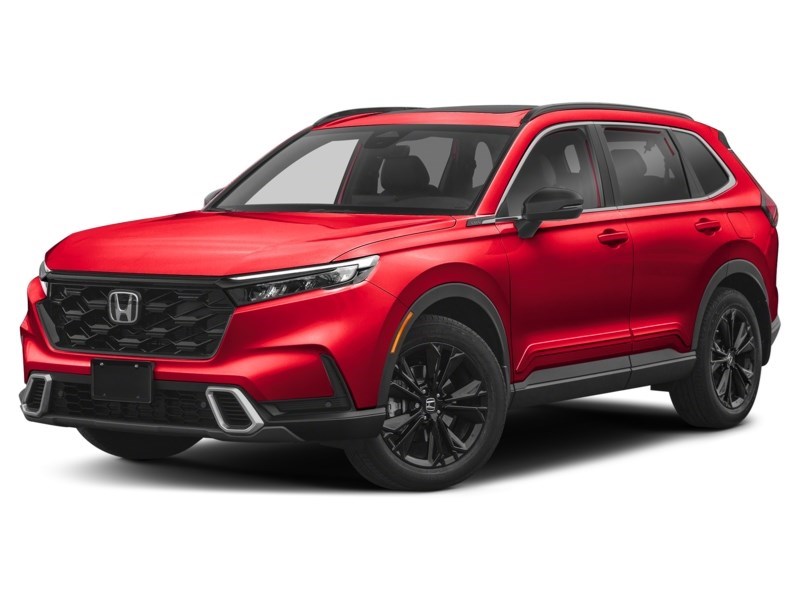 2023 Honda CR-V Hybrid Touring AWD Radiant Red Metallic  Shot 4