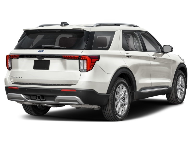 2026 Ford Explorer Platinum 4WD Star White Metallic Tri-Coat  Shot 2