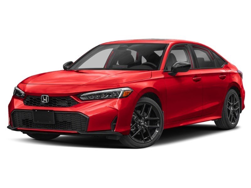 2025 Honda Civic Sedan Hybrid Sport eCVT Rallye Red  Shot 4