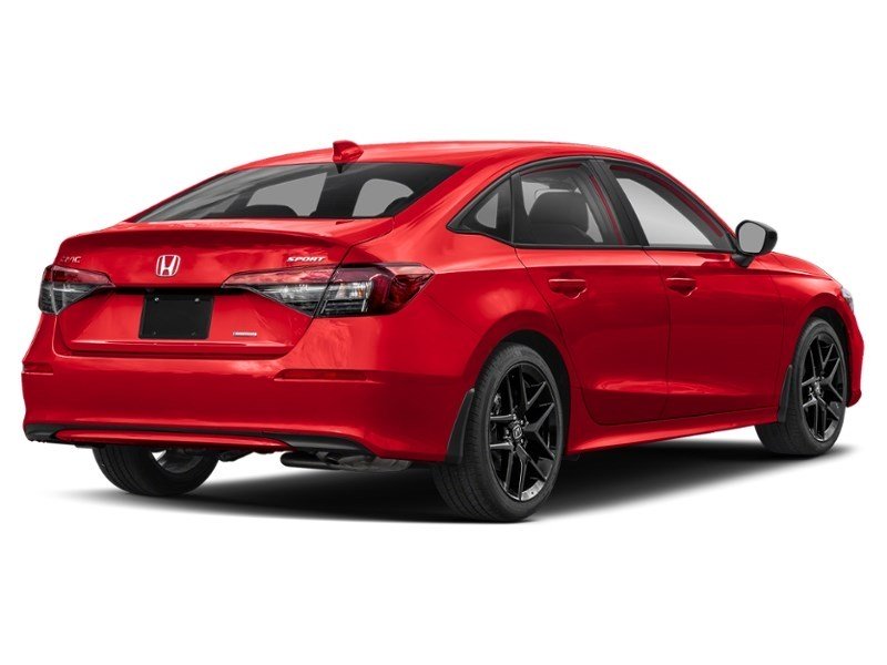 2025 Honda Civic Sedan Hybrid Sport eCVT Rallye Red  Shot 2