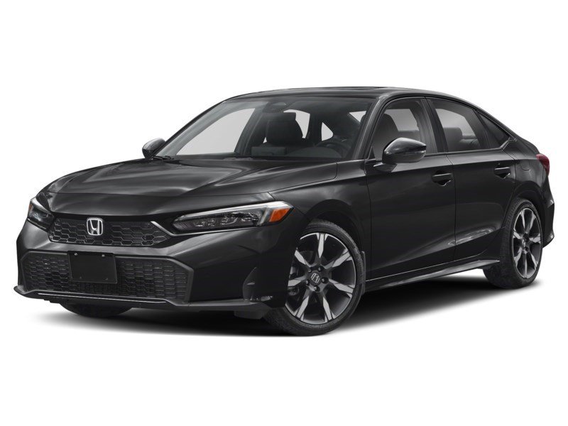 2025 Honda Civic Hybrid Sport Touring eCVT Crystal Black Pearl  Shot 4