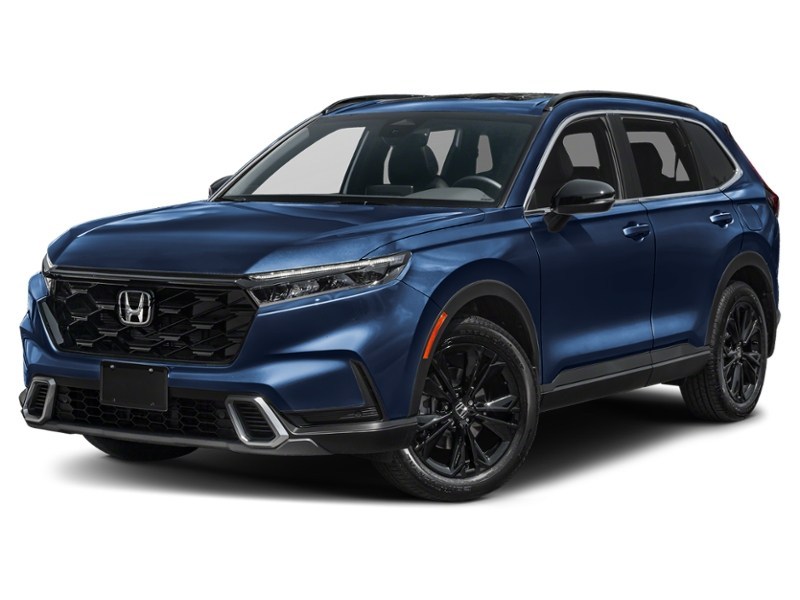2025 Honda CR-V Hybrid Touring AWD Canyon River Blue Metallic  Shot 4
