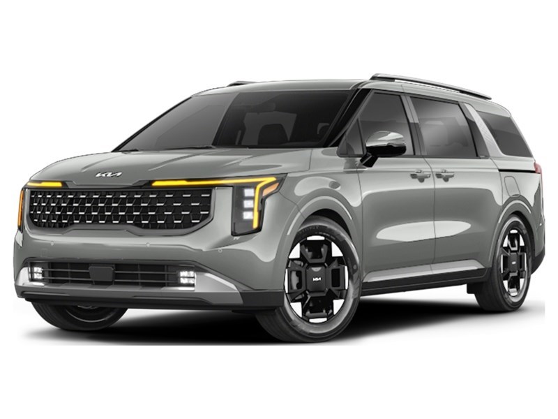 2025 Kia Carnival CLEAN CARFAX | BEST-IN-CLASS 3-ROW VAN | 8-PAS Ceramic Silver  Shot 1