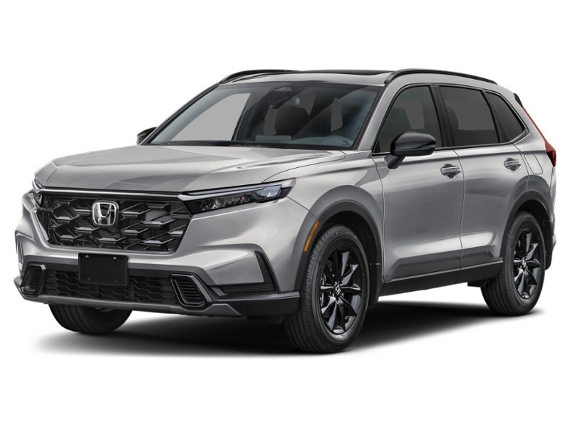 2026 Honda CR-V Hybrid Sport AWD Solar Reflection Silver Metallic  Shot 1
