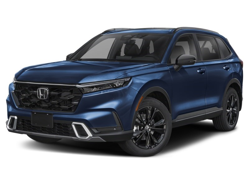 2026 Honda CR-V Hybrid Touring AWD Canyon River Blue Metallic  Shot 4
