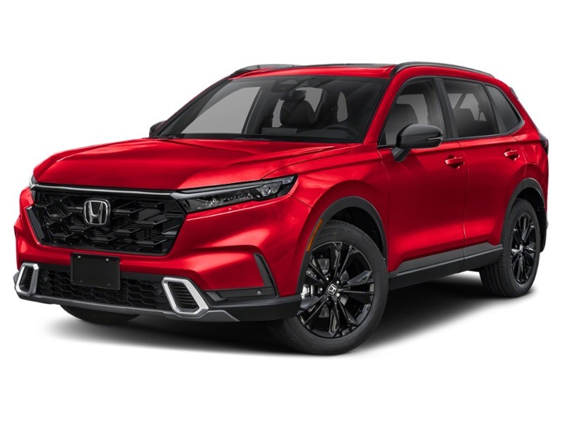 2026 Honda CR-V Hybrid Touring AWD Radiant Red Metallic  Shot 4