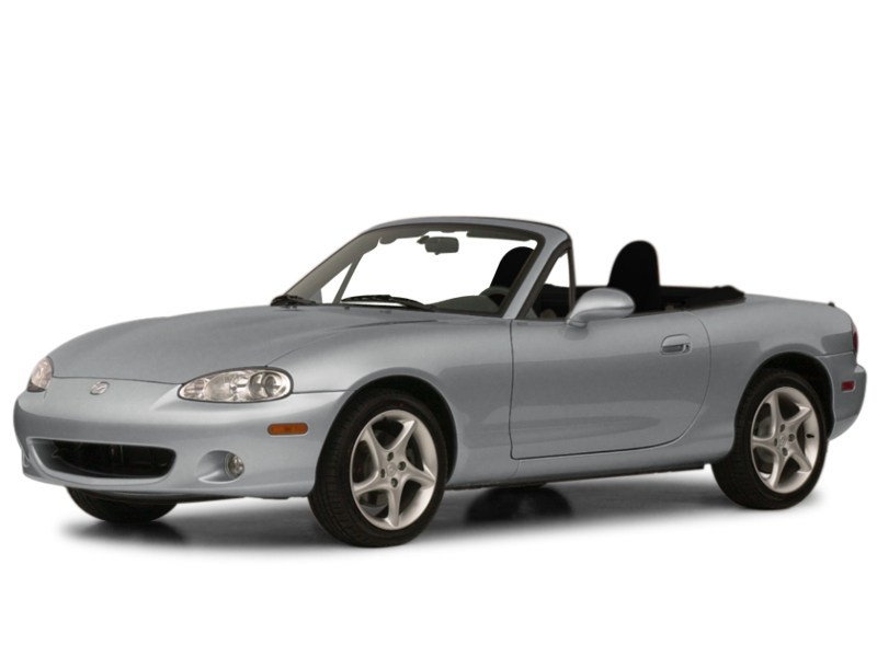 2001 Mazda MX-5 Miata 2dr Conv 5-Spd Manual Sunlight Silver Metallic  Shot 1