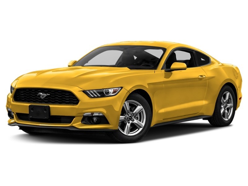 2017 Ford Mustang 2dr Fastback EcoBoost Triple Yellow Tri-Coat  Shot 1