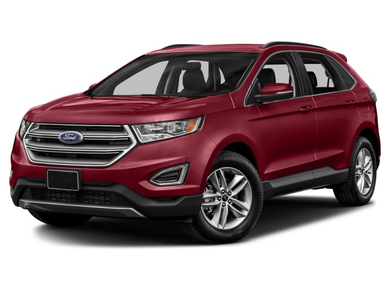2018 Ford Edge Titanium AWD Ruby Red Metallic Tinted Clearcoat  Shot 16