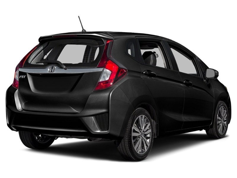 2015 Honda Fit 5dr HB CVT EX-L Navi Crystal Black Pearl  Shot 2