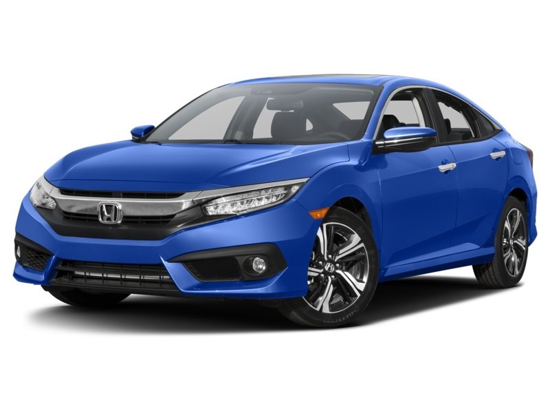 2016 Honda Civic 4dr CVT Touring Aegean Blue Metallic  Shot 2