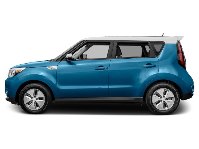 2017 Kia Soul EV 5dr Wgn Electronic Blue/Polar White Two-Tone  Shot 3