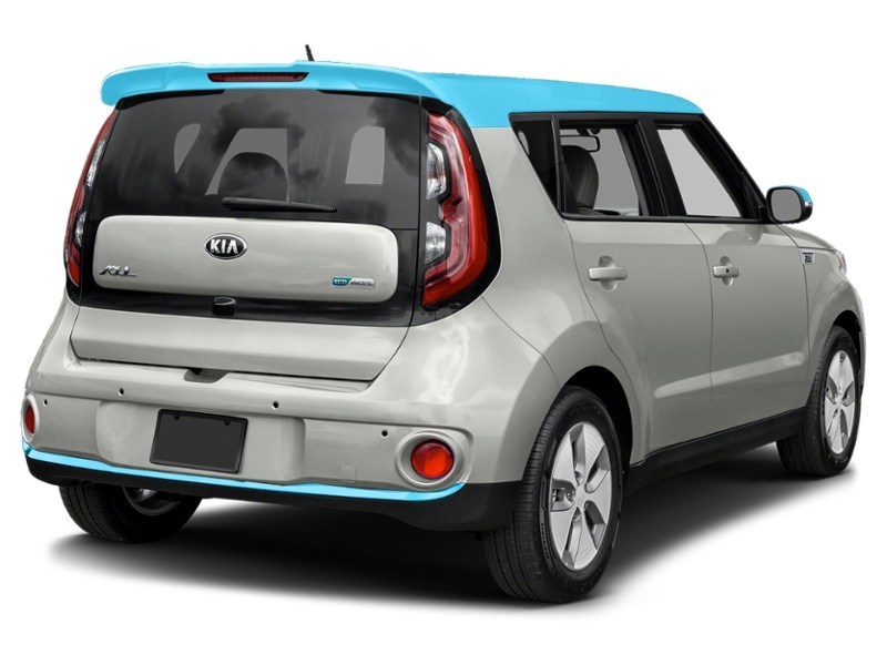 2017 Kia Soul EV 5dr Wgn Pearl White/Sky Blue Two-Tone  Shot 12