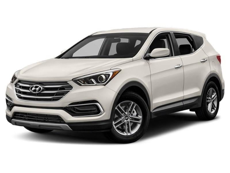 2018 Hyundai Santa Fe Sport 2.4L FWD Frost White  Shot 1