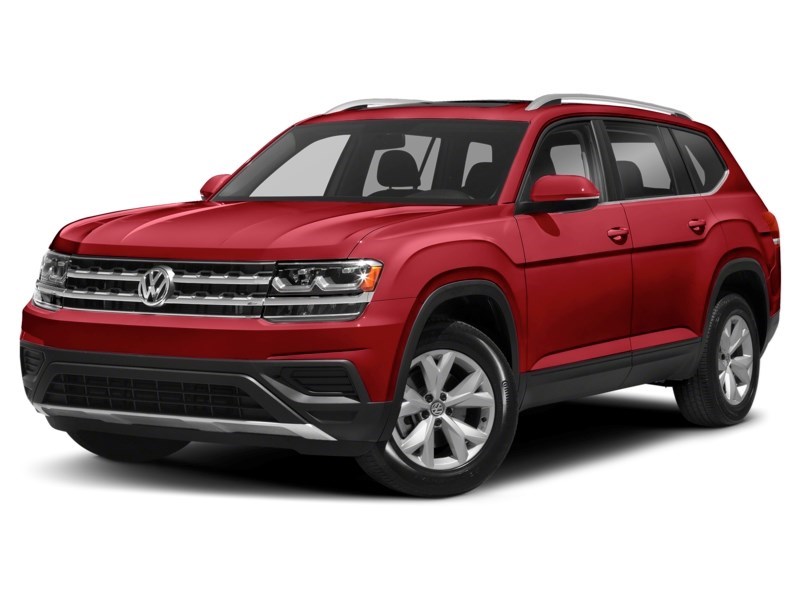 2019 Volkswagen Atlas Highline 3.6 FSI 4MOTION Fortana Red Metallic  Shot 28