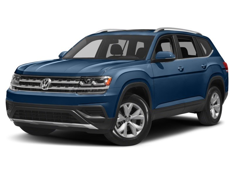 2019 Volkswagen Atlas Highline 3.6 FSI 4MOTION Tourmaline Blue Metallic  Shot 34