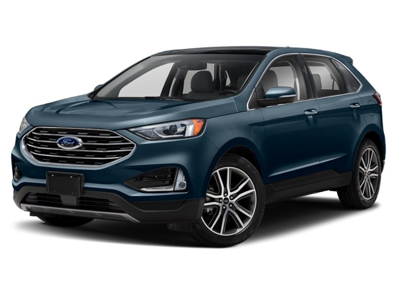 2019 Ford Edge Titanium AWD Blue Metallic  Shot 22