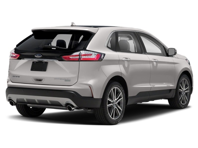 2019 Ford Edge Titanium AWD White Platinum Metallic Tri-Coat  Shot 2