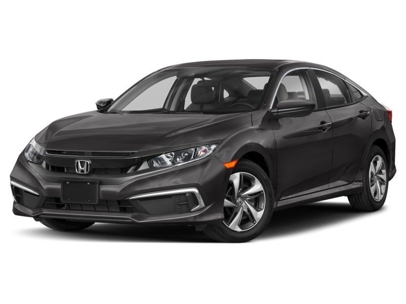 2021 Honda Civic LX CVT Modern Steel Metallic  Shot 4