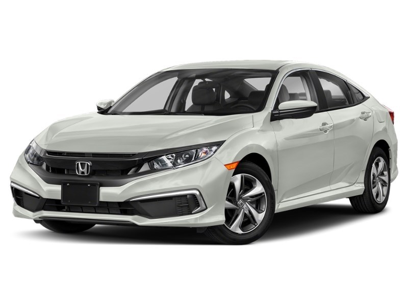 2019 Honda Civic Sedan LX CVT Platinum White Pearl  Shot 4