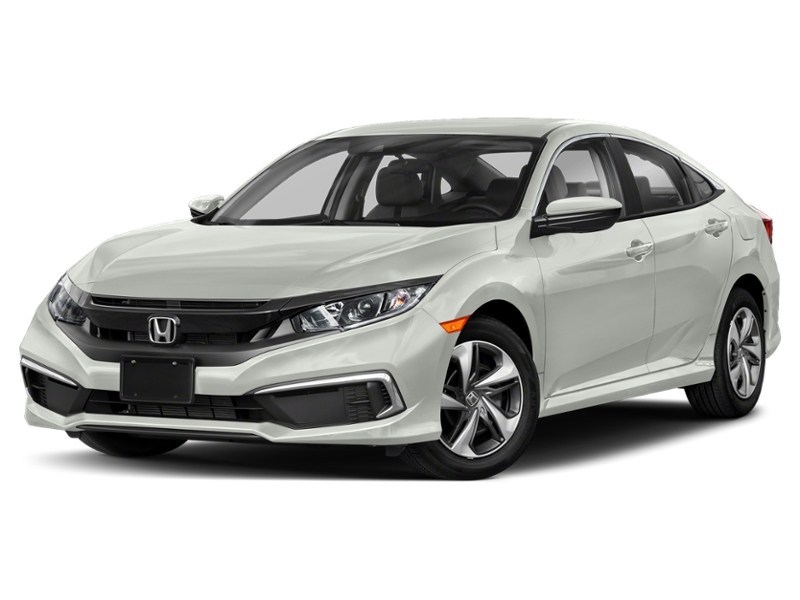 2019 Honda Civic Sedan LX CVT Platinum White Pearl  Shot 1