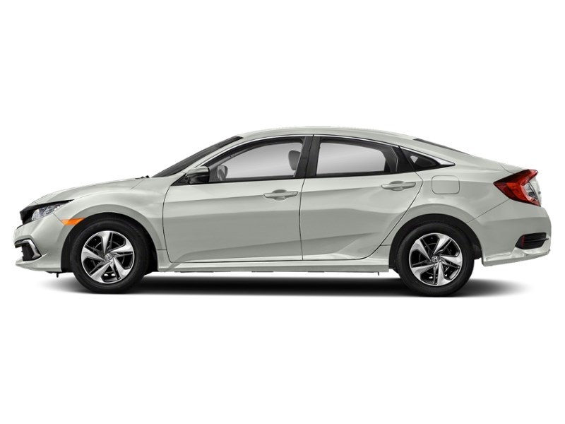 2019 Honda Civic Sedan LX CVT Platinum White Pearl  Shot 3