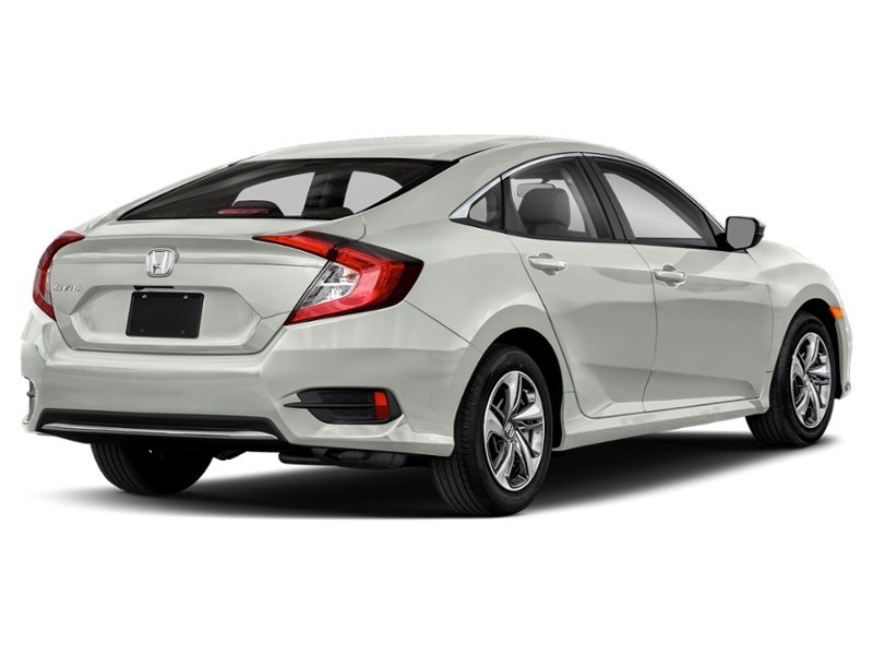 2020 Honda Civic Sedan LX CVT Platinum White Pearl  Shot 6