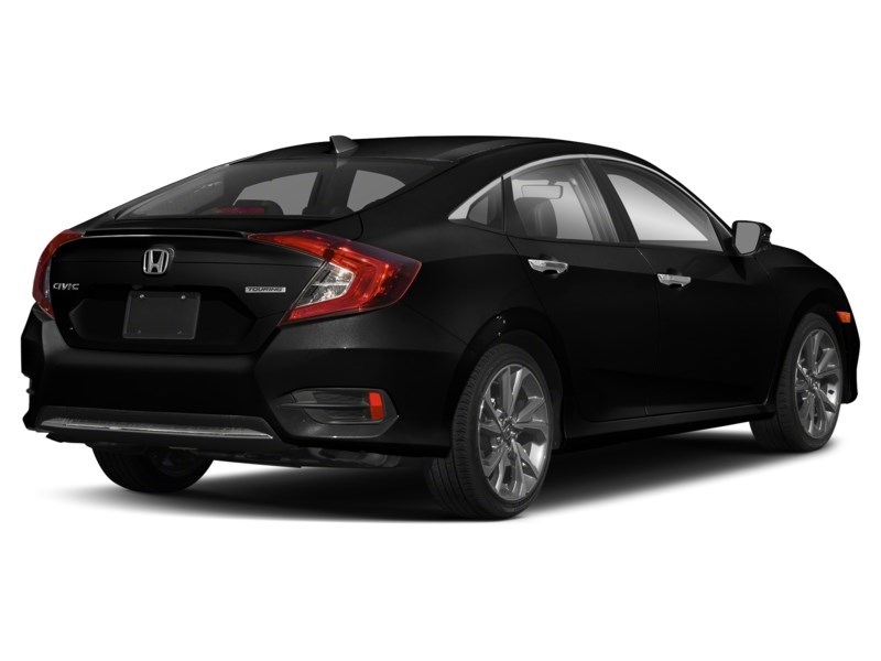 2021 Honda Civic Touring CVT Crystal Black Pearl  Shot 2