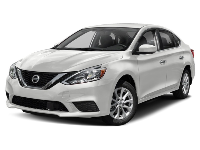 2019 Nissan Sentra SV CVT Aspen White Pearl  Shot 4