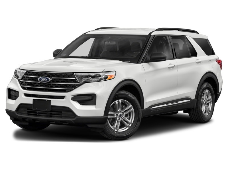 2022 Ford Explorer XLT 4WD Oxford White  Shot 4