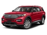 2021 Ford Explorer Limited 4WD Rapid Red Metallic Tinted Clearcoat  Shot 16