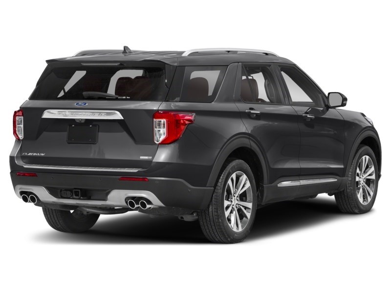 2021 Ford Explorer Platinum 4WD Agate Black Metallic  Shot 2
