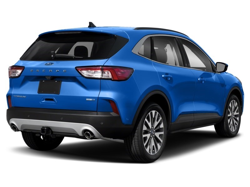 2021 Ford Escape Titanium Hybrid AWD Velocity Blue Metallic  Shot 2