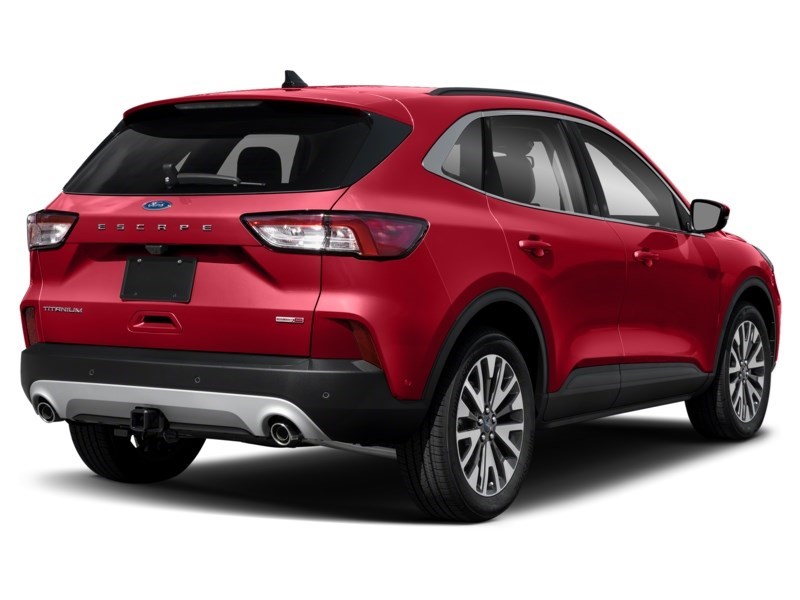 2021 Ford Escape Titanium Hybrid AWD Rapid Red Metallic Tinted Clearcoat  Shot 14