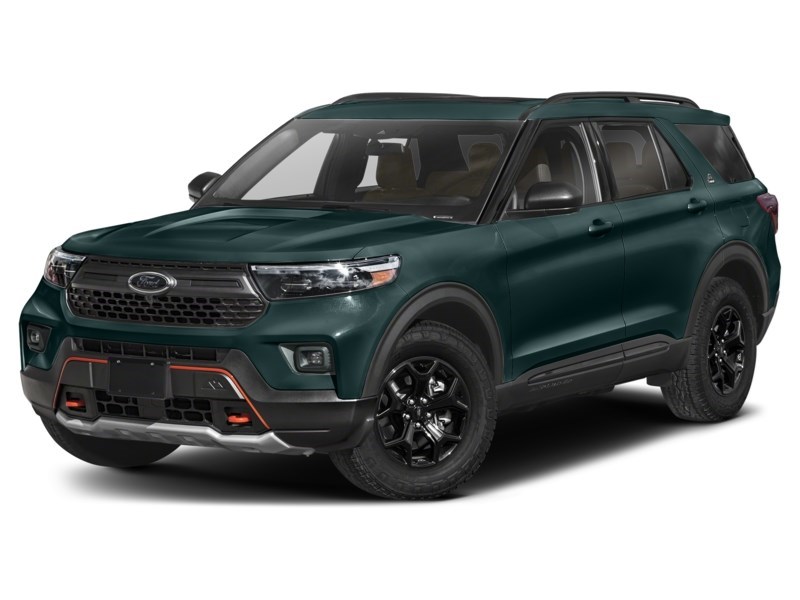 2022 Ford Explorer Timberline | 4WD | 360 | TOW | HTD STR WHL | 18s Forged Green Metallic  Shot 1