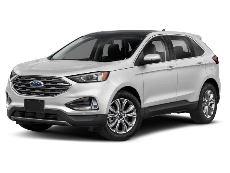2022 Ford Edge Titanium AWD Star White Metallic Tri-Coat  Shot 7