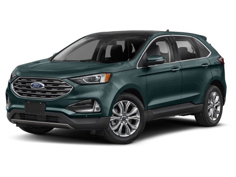 2022 Ford Edge Titanium AWD Forged Green Metallic  Shot 34