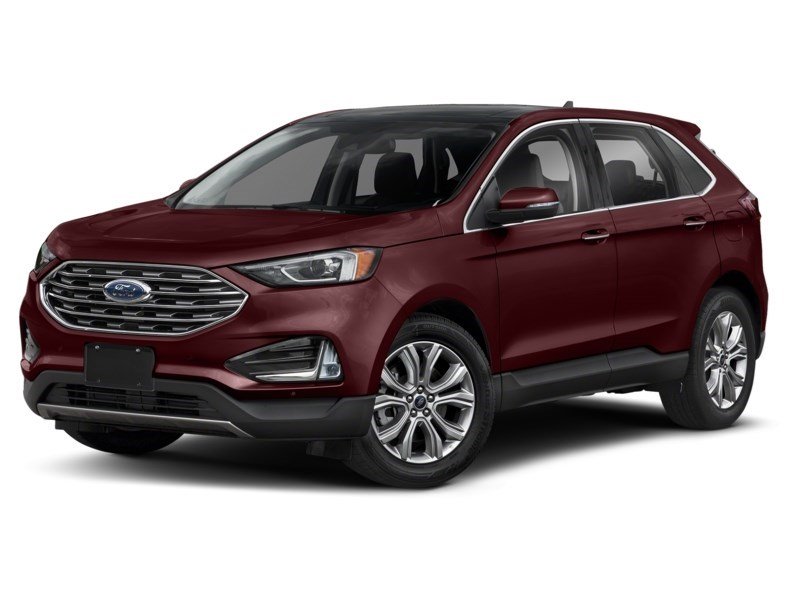 2022 Ford Edge Titanium AWD Burgundy Velvet Metallic Tinted Clearcoat  Shot 37