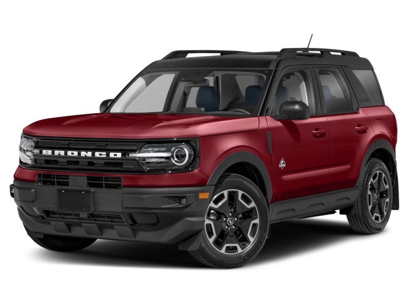 2021 Ford Bronco Sport Outer Banks 4x4 Rapid Red Metallic Tinted Clearcoat  Shot 1